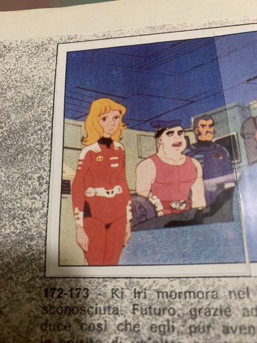 Figurina 172 capitan futuro - n.172,