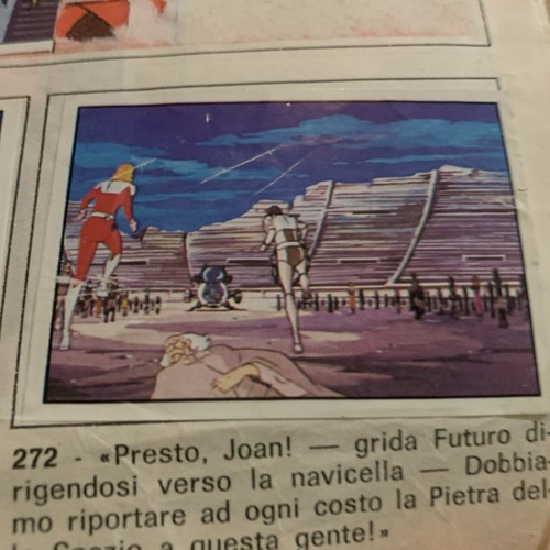 Figurina 272 capitan futuro - figurina,