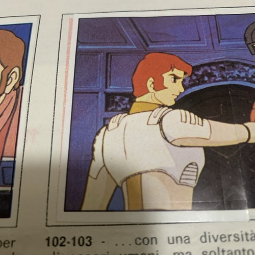 Figurina 102 capitan futuro - n.102,