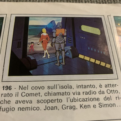 Figurina 196 capitan futuro - n.196,