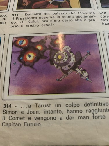 Figurina 314 capitan futuro - figurina,