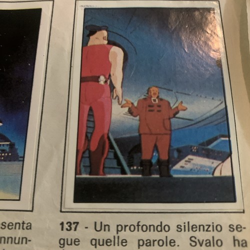 Figurina 137 capitan futuro - figurina, n.137